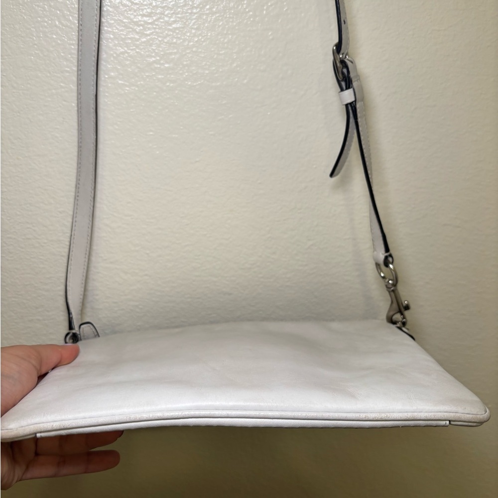 Coach Off-White Perforated Crossbody Bag - Picture 5 of 7